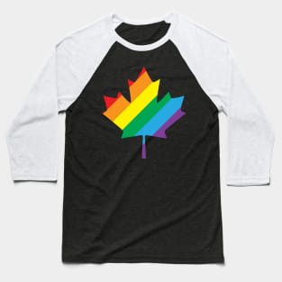 LGBT Canadian Pride Baseball T-Shirt